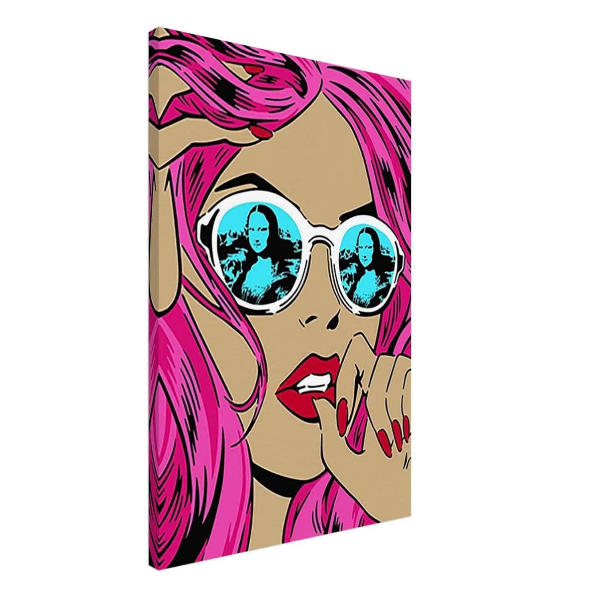 Da Vinci Pop Art Wall Art - Canvas - 50x75 cm / 20x30″ - Slim