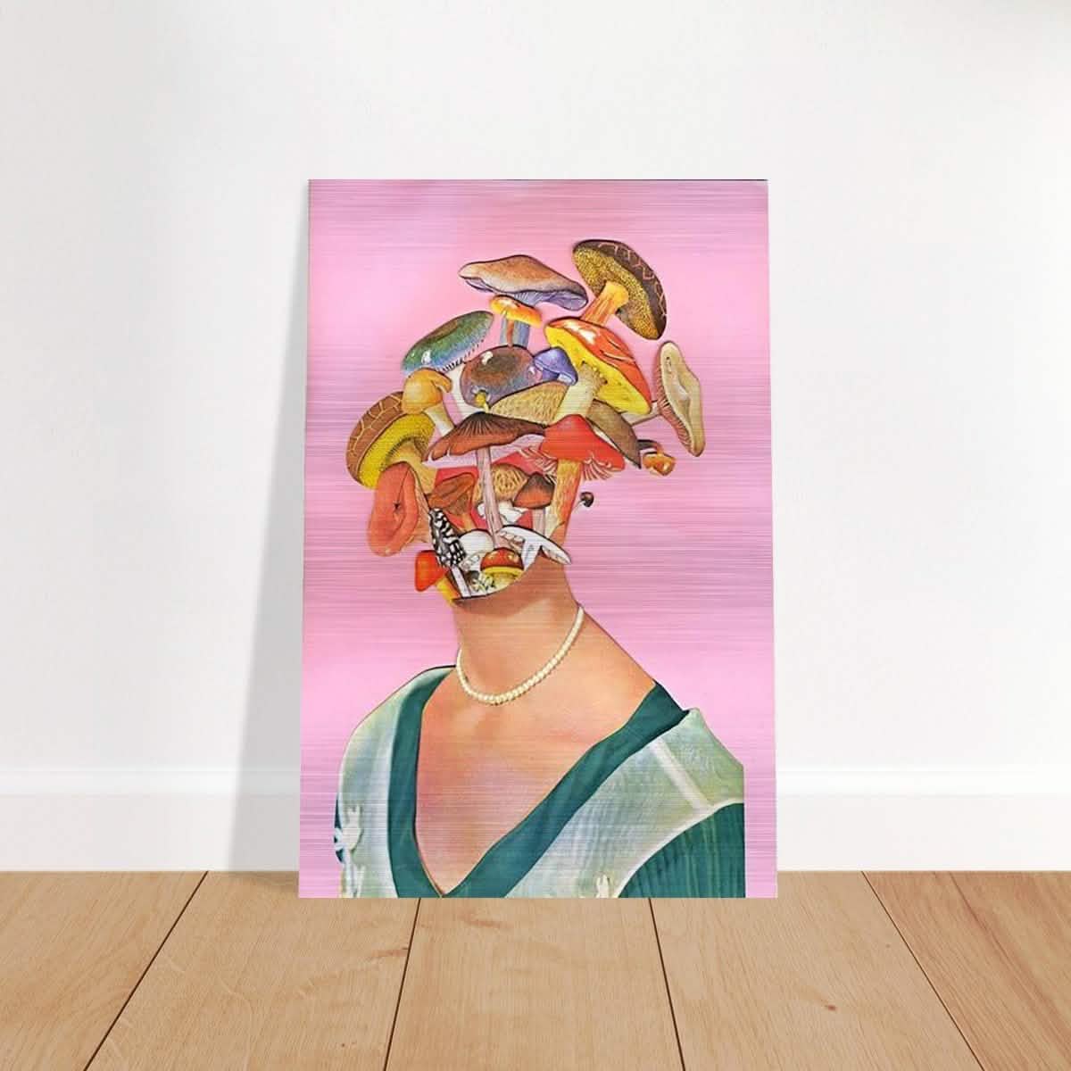 Da Vinci Pop Art Wall Art - Brushed Aluminum Print - 40x60 cm / 16x24″ -