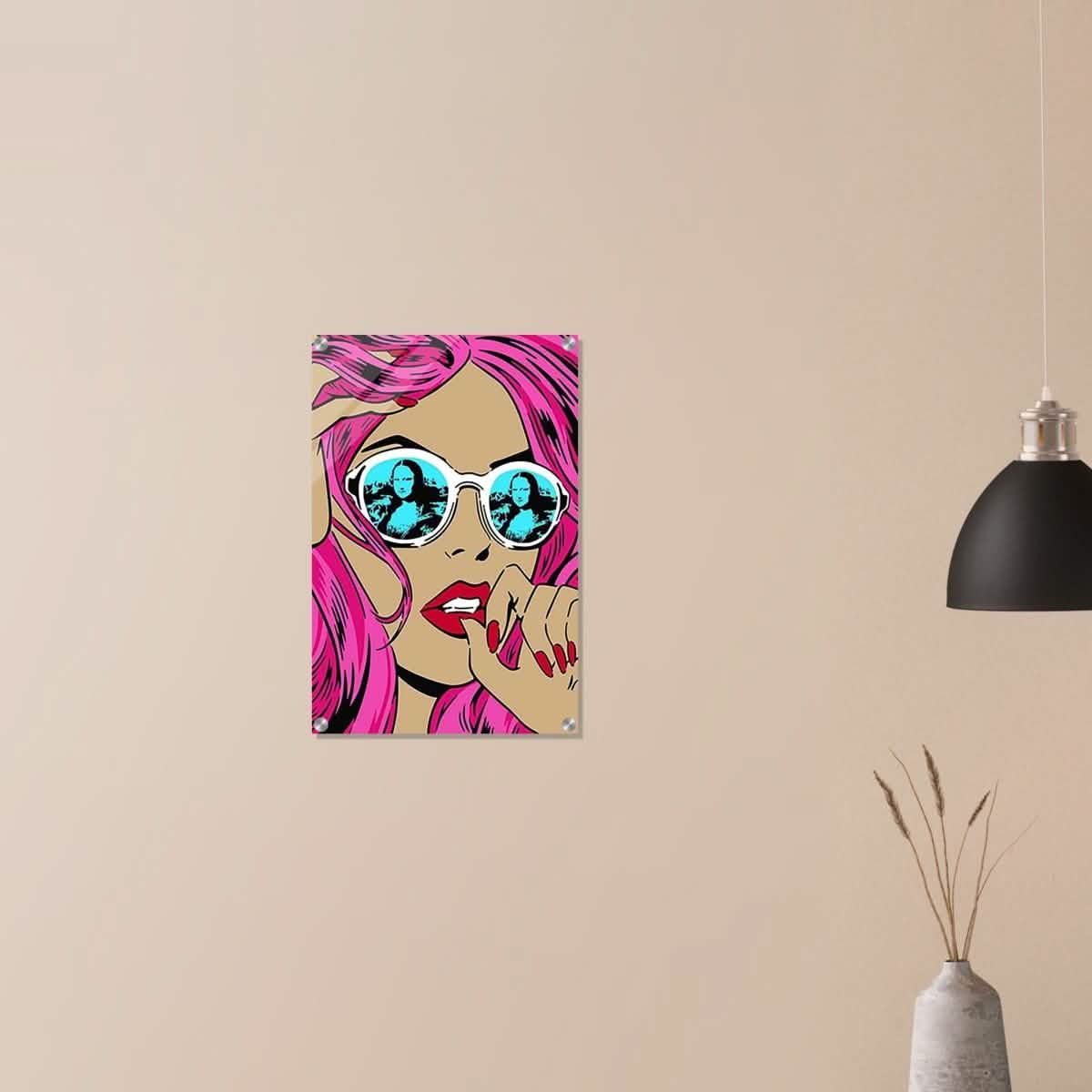 Da Vinci Pop Art Wall Art - Acrylic Print - 40x60 cm / 16x24″ -