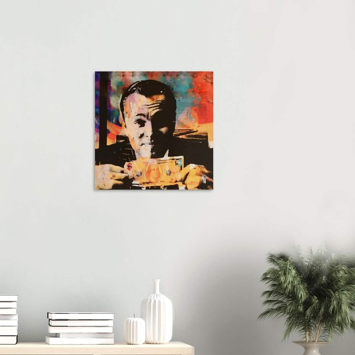 Da Vinci Pop Art Wall Art - Wood Prints - 50x50 cm / 20x20″ - 20 mm