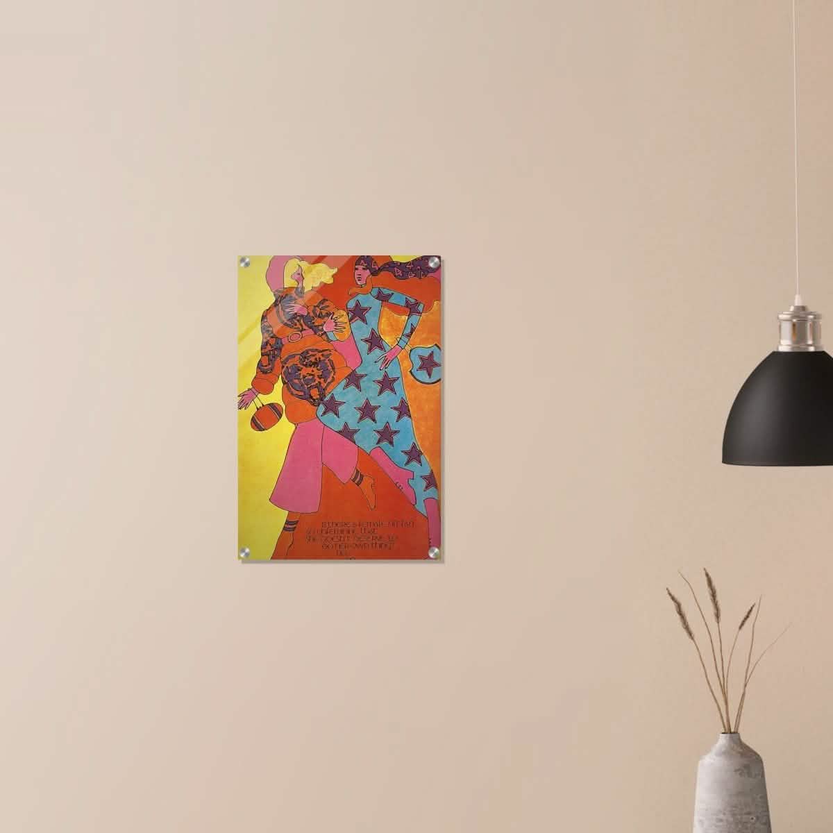 Da Vinci Pop Art Wall Art - Acrylic Print - 40x60 cm / 16x24″ -