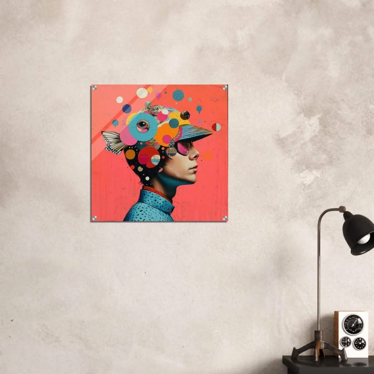 Da Vinci Pop Art Wall Art - Acrylic Print - 60x60 cm / 24x24″ -