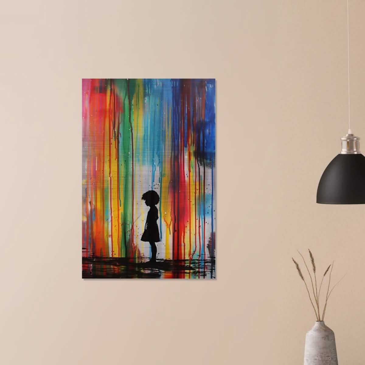 Da Vinci Pop Art Wall Art - Brushed Aluminum Print - 60x90 cm / 24x36″ -