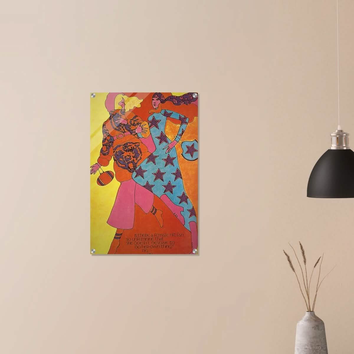 Da Vinci Pop Art Wall Art - Acrylic Print - 50x75 cm / 20x30″ -