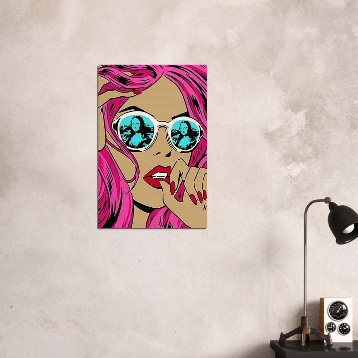 Da Vinci Pop Art Wall Art - Wood Prints - 50x75 cm / 20x30″ - 10 mm
