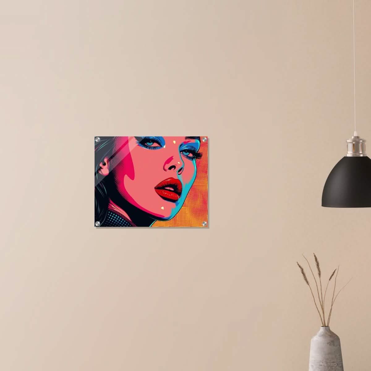 Da Vinci Pop Art Wall Art - Acrylic Print - 40x50 cm / 16x20″ -