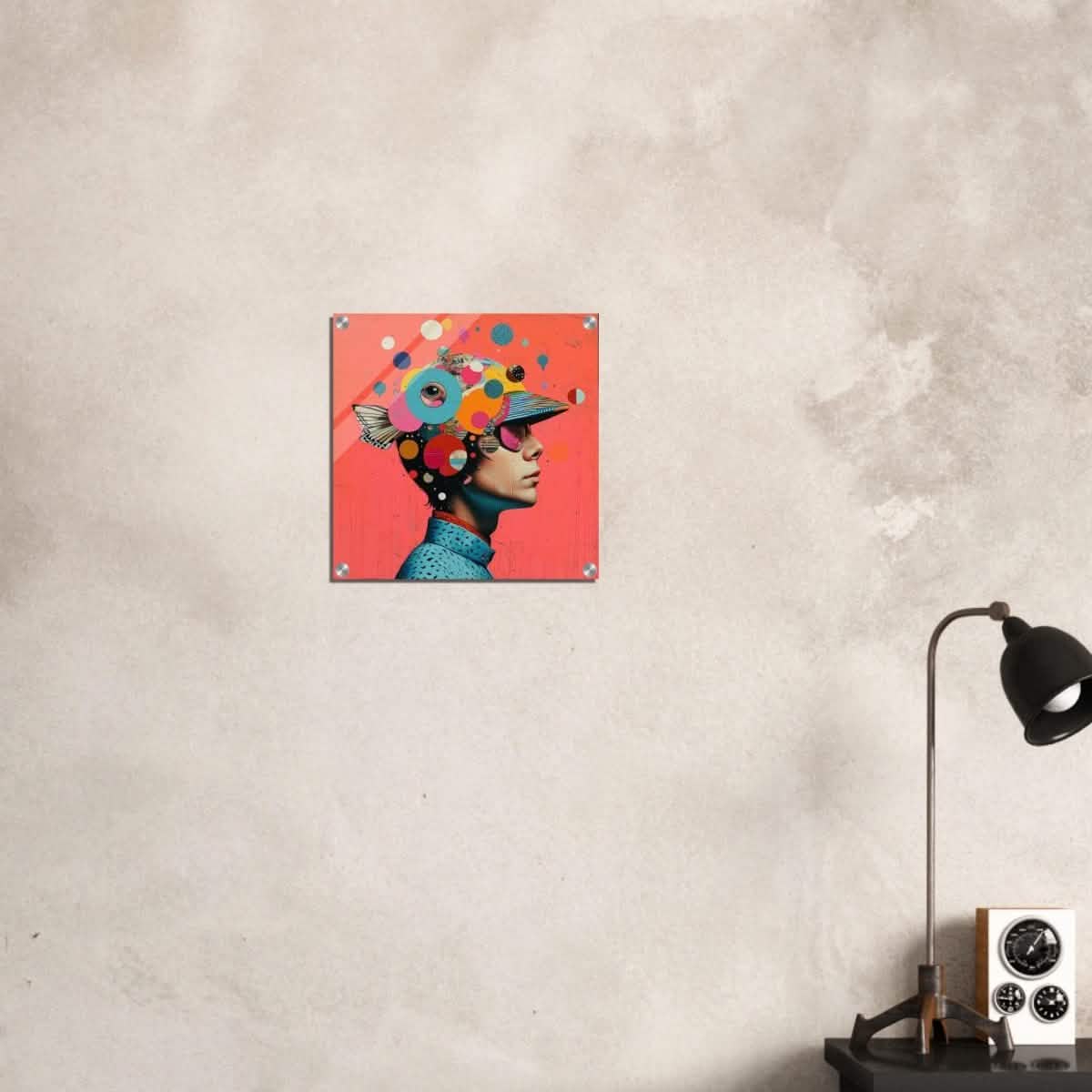 Da Vinci Pop Art Wall Art - Acrylic Print - 40x40 cm / 16x16″ -