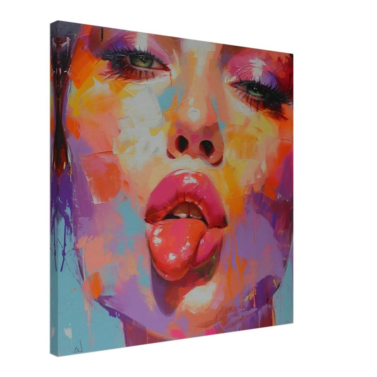 Da Vinci Pop Art Wall Art - Canvas - 60x60 cm / 24x24″ - Slim