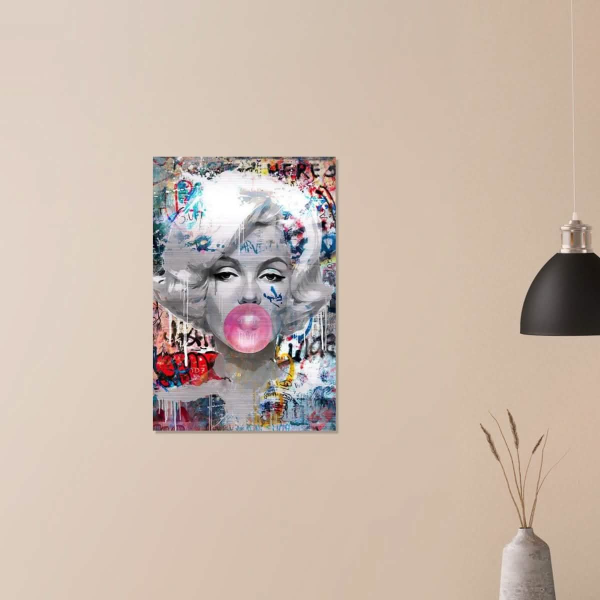 Da Vinci Pop Art Wall Art - Brushed Aluminum Print - 50x75 cm / 20x30″ -