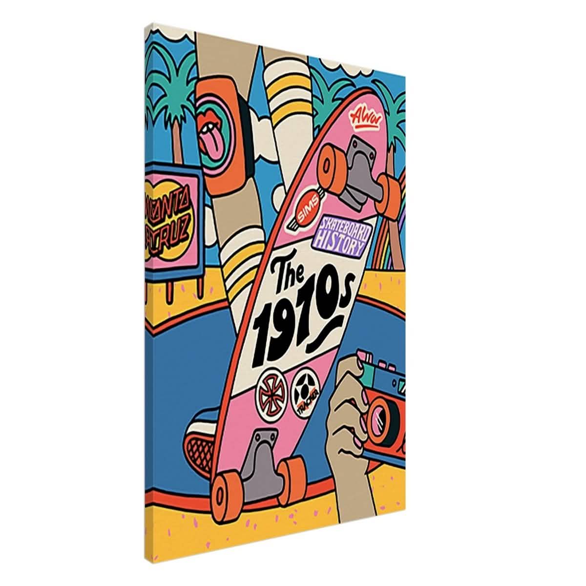 Da Vinci Pop Art Wall Art - Canvas - 60x90 cm / 24x36″ - Slim