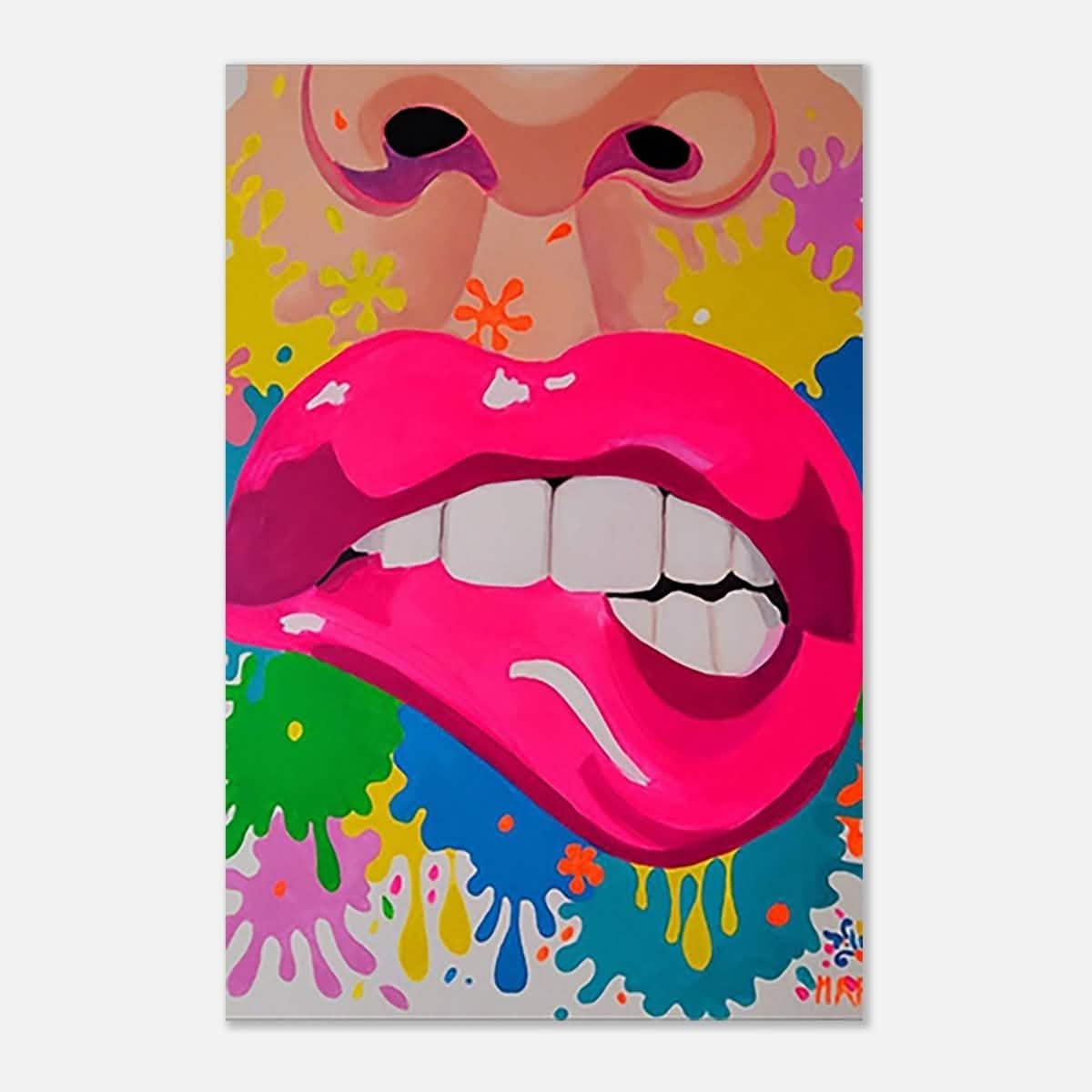 Da Vinci Pop Art Wall Art - Aluminum Print - 60x90 cm / 24x36″ -