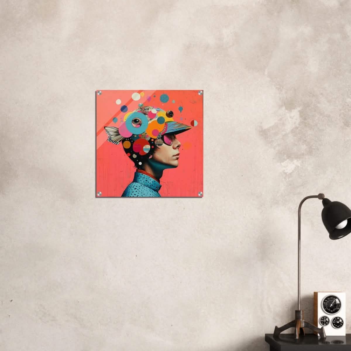 Da Vinci Pop Art Wall Art - Acrylic Print - 50x50 cm / 20x20″ -