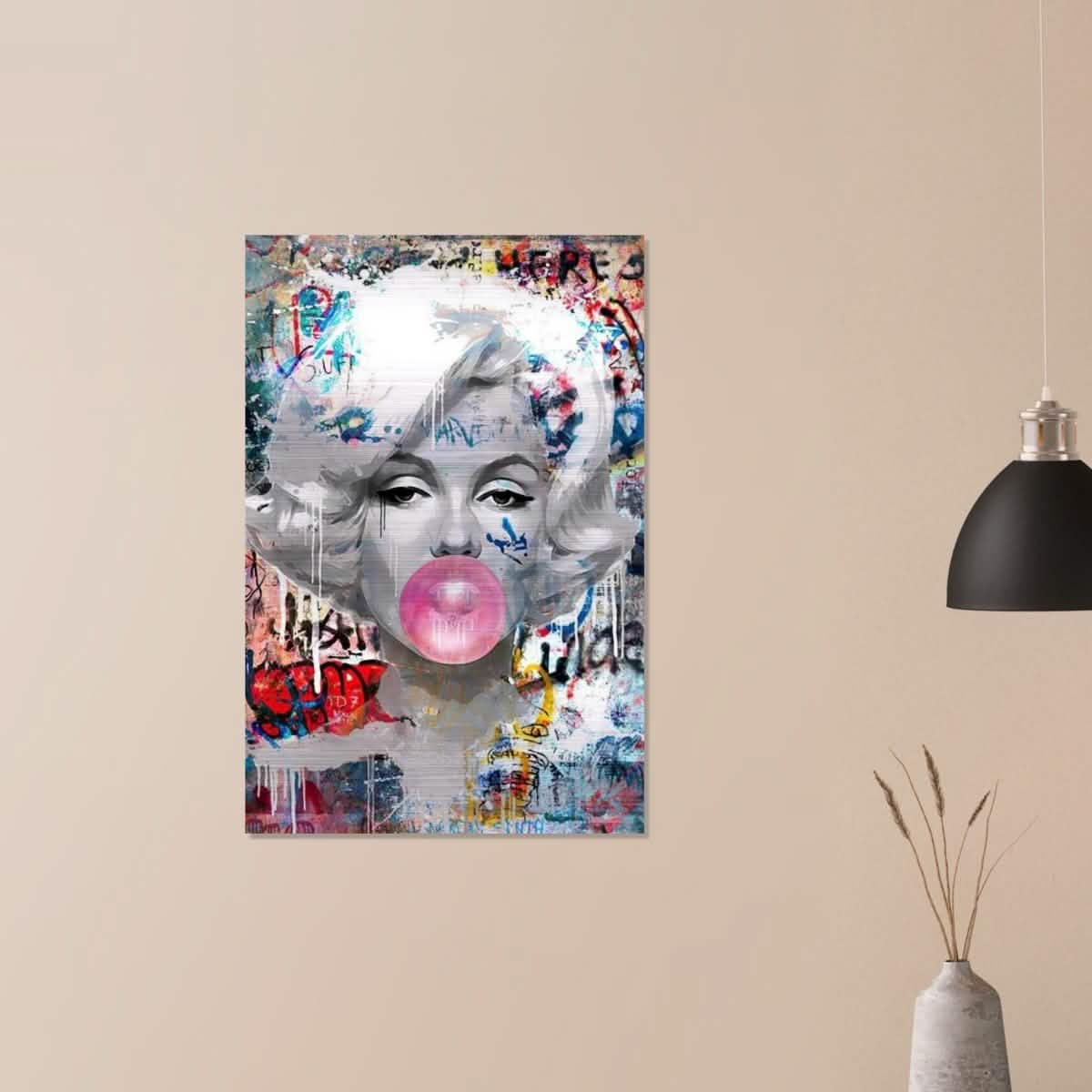 Da Vinci Pop Art Wall Art - Brushed Aluminum Print - 60x90 cm / 24x36″ -