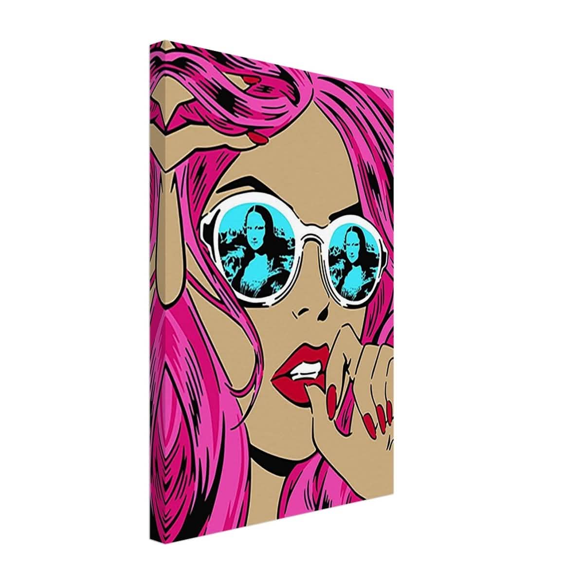 Da Vinci Pop Art Wall Art - Canvas - 30x45 cm / 12x18″ - Slim