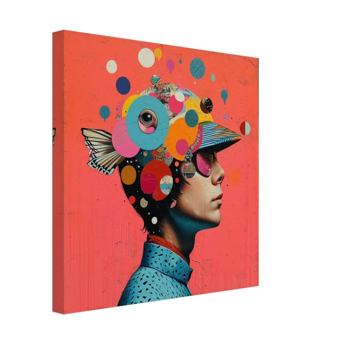 Da Vinci Pop Art Wall Art - Canvas - 40x40 cm / 16x16″ - Thick