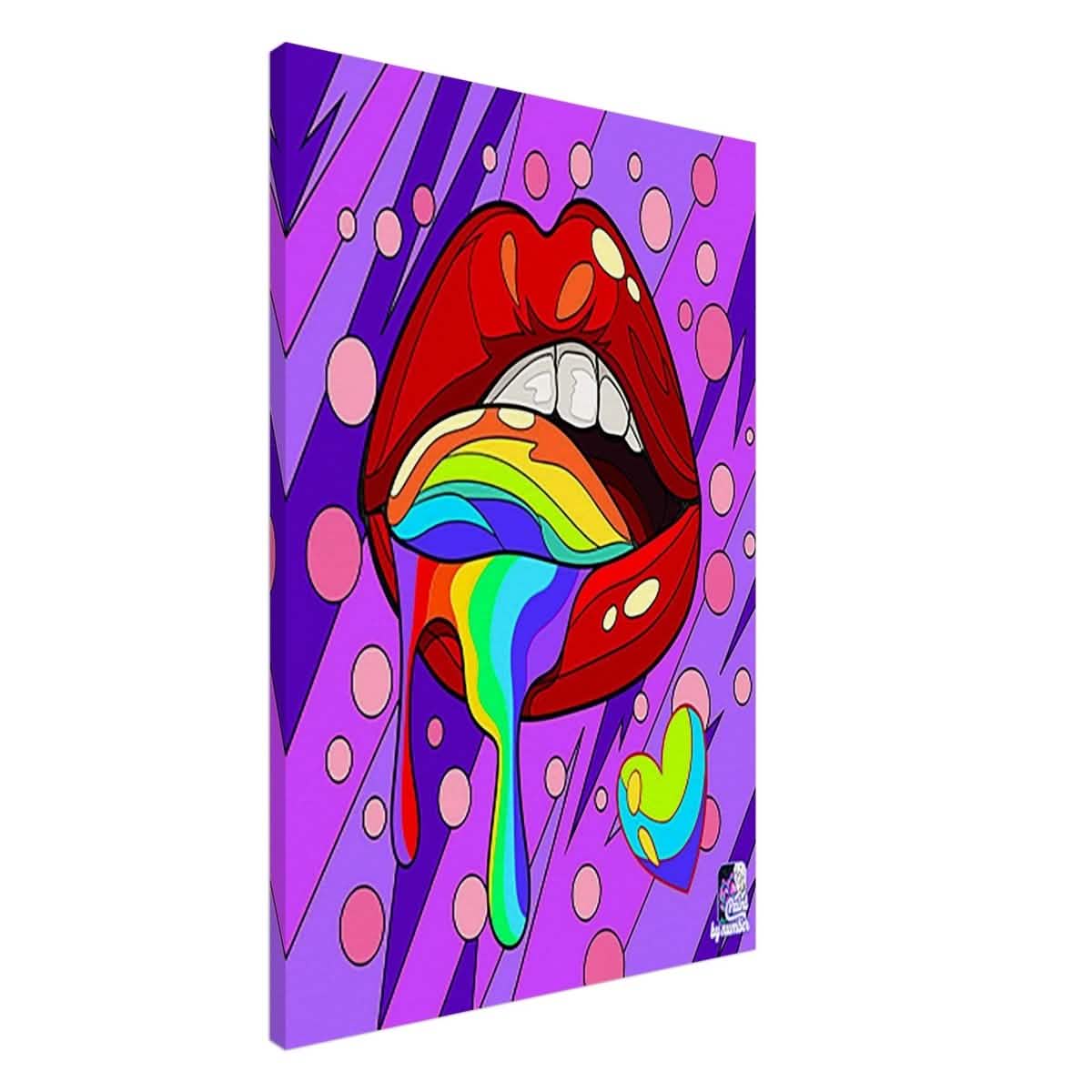 Da Vinci Pop Art Wall Art - Canvas - 60x90 cm / 24x36″ - Slim