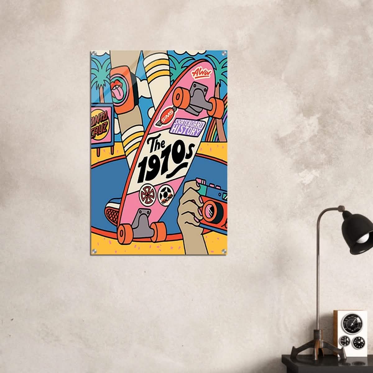 Da Vinci Pop Art Wall Art - Acrylic Print - 60x90 cm / 24x36″ -