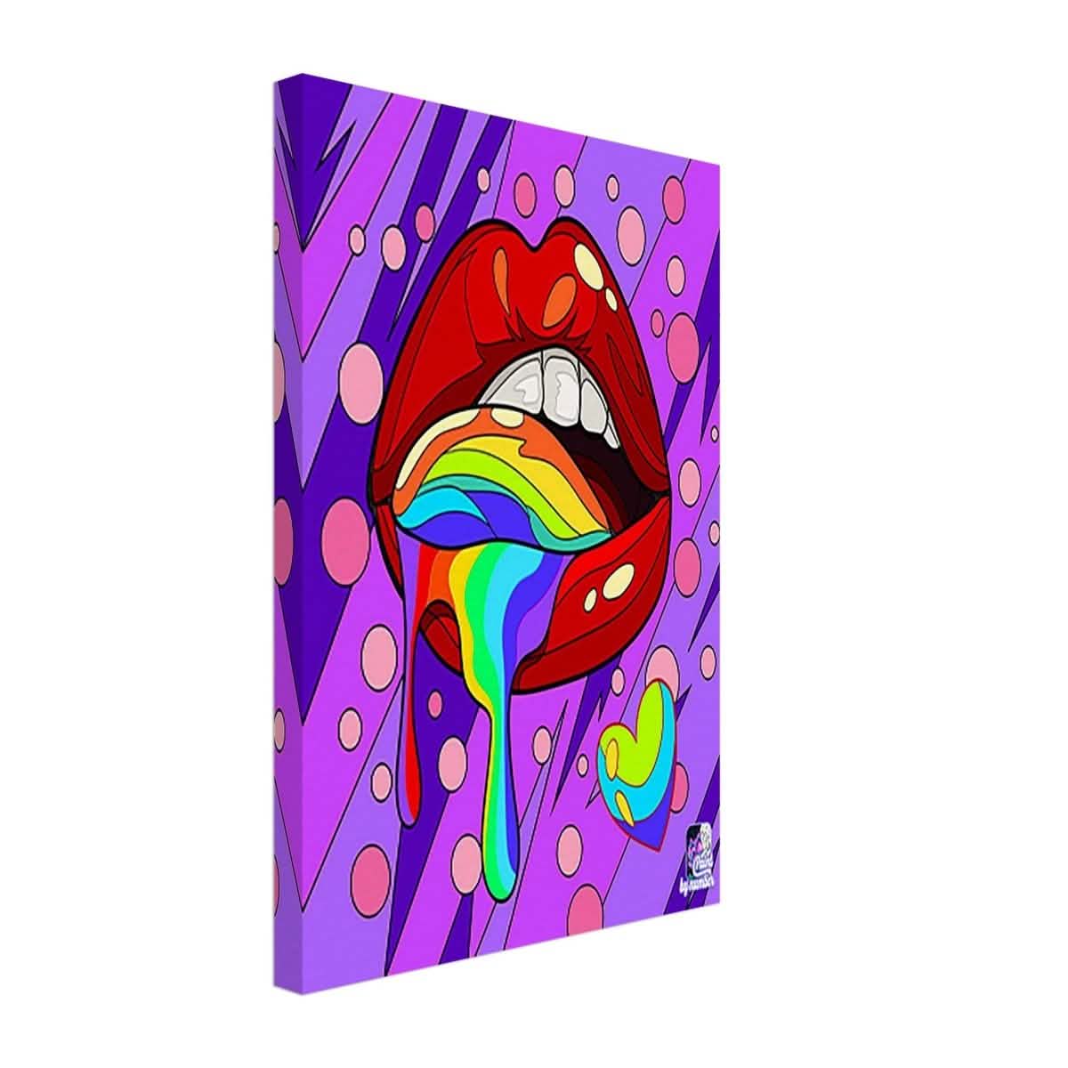 Da Vinci Pop Art Wall Art - Canvas - 30x45 cm / 12x18″ - Slim