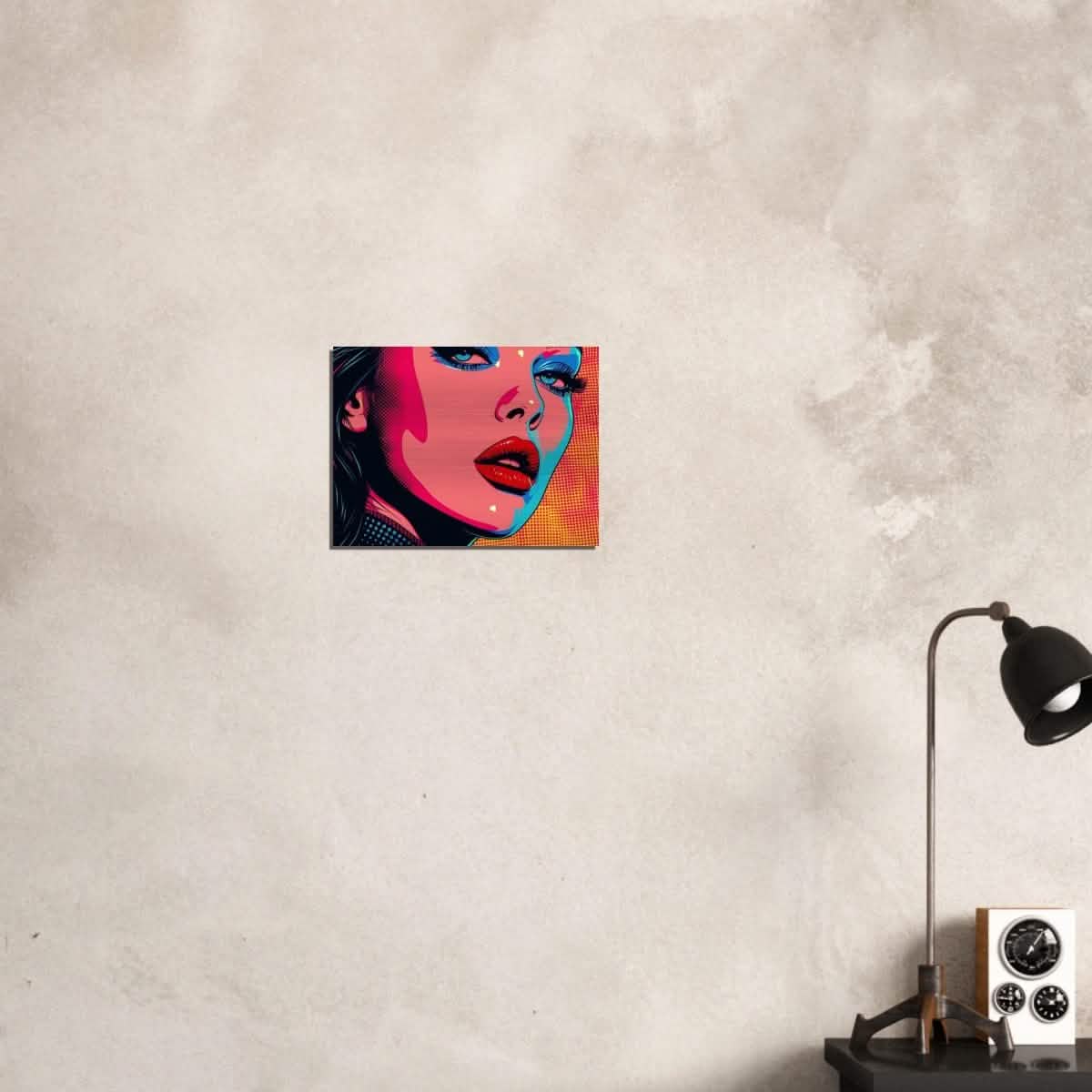 Da Vinci Pop Art Wall Art - Brushed Aluminum Print - 30x40 cm / 12x16″ -