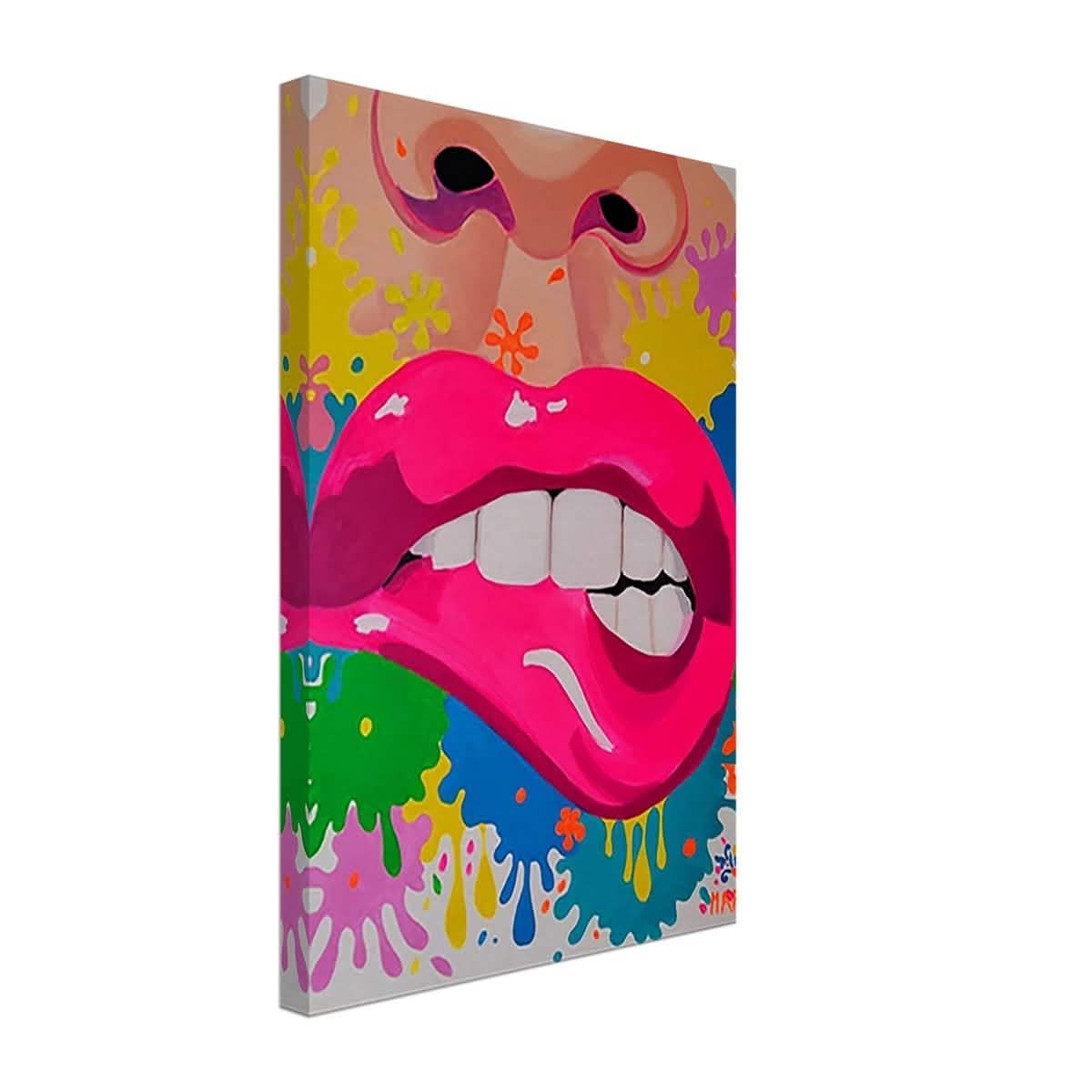 Da Vinci Pop Art Wall Art - Canvas - 30x45 cm / 12x18″ - Slim