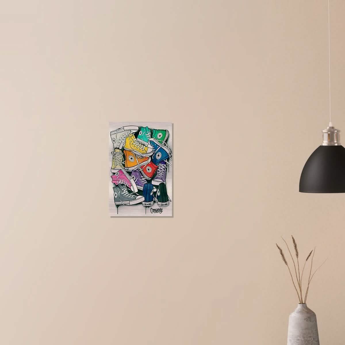 Da Vinci Pop Art Wall Art - Brushed Aluminum Print - 30x45 cm / 12x18″ -