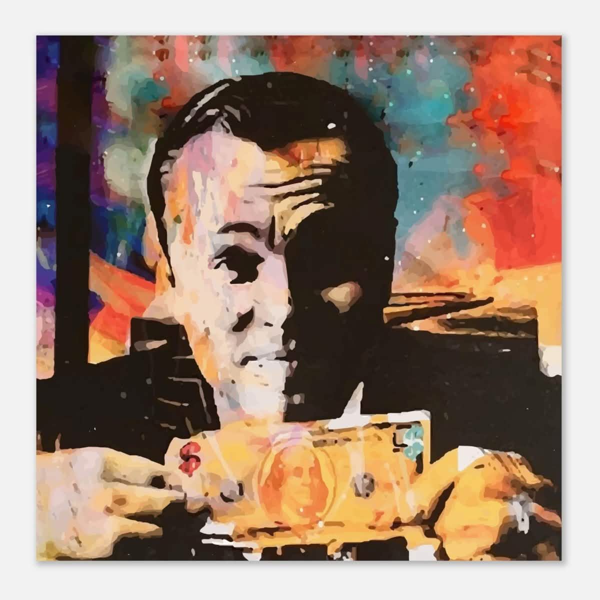 Da Vinci Pop Art Wall Art - Aluminum Print - 40x40 cm / 16x16″ -