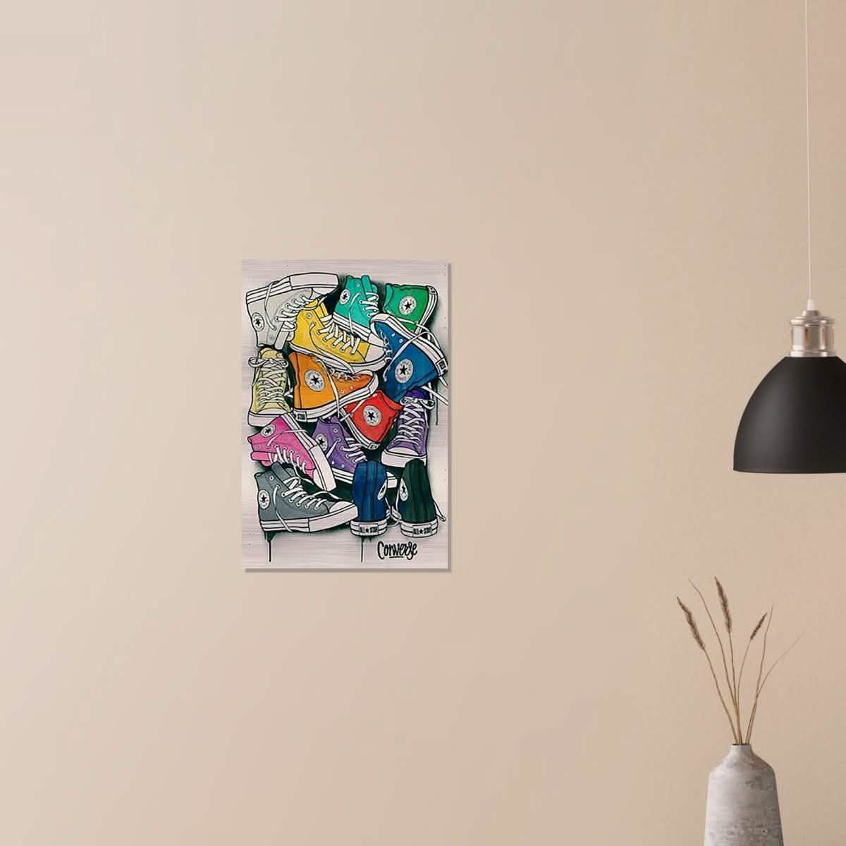 Da Vinci Pop Art Wall Art - Brushed Aluminum Print - 40x60 cm / 16x24″ -