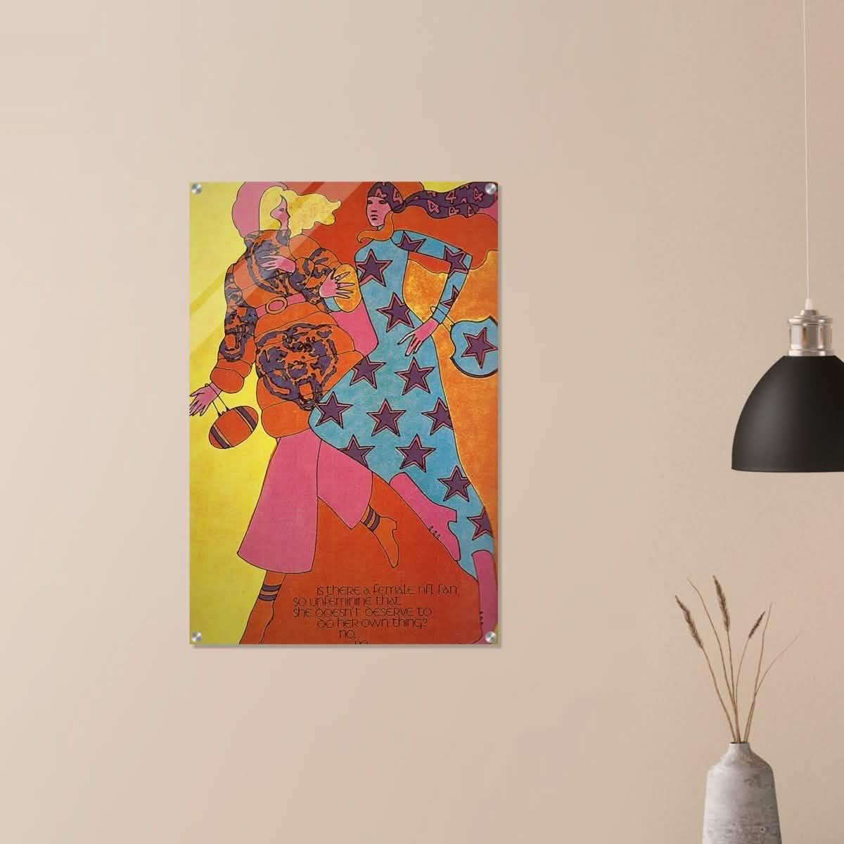 Da Vinci Pop Art Wall Art - Acrylic Print - 60x90 cm / 24x36″ -