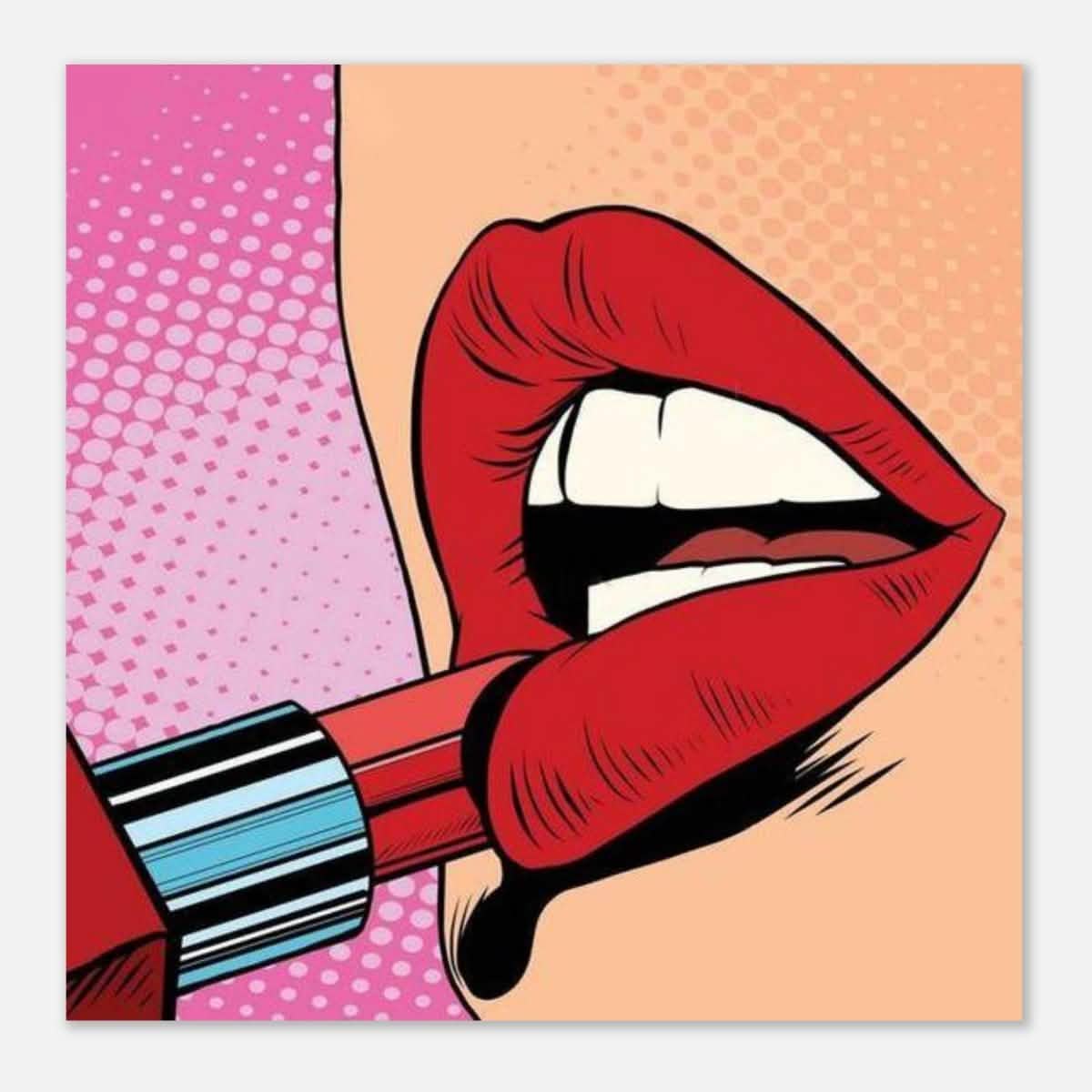 Da Vinci Pop Art Wall Art - Aluminum Print - 30x30 cm / 12x12″ -