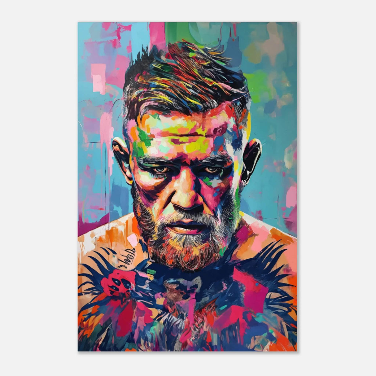 Da Vinci Pop Art Wall Art - Aluminum Print - 50x75 cm / 20x30″ -