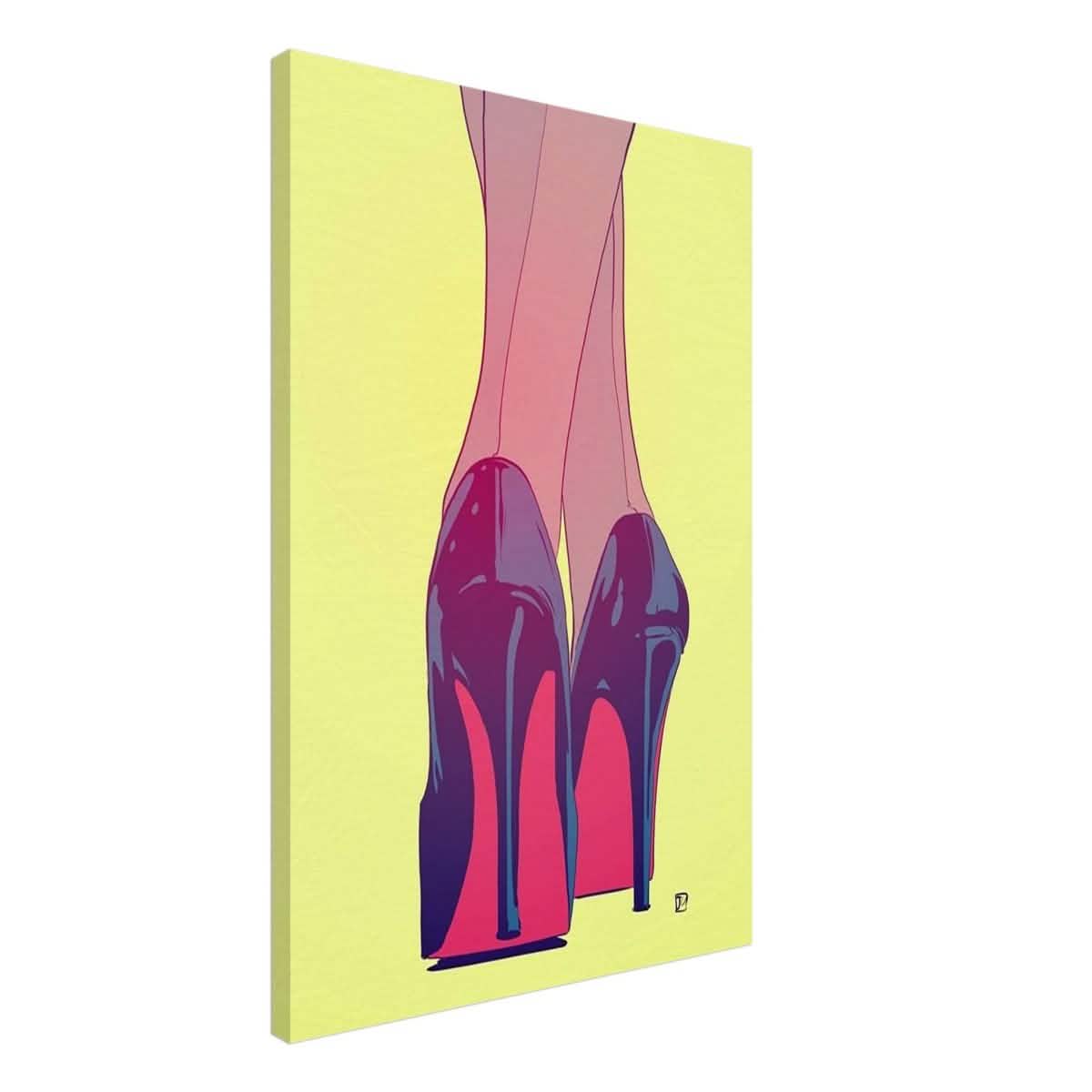 Da Vinci Pop Art Wall Art - Canvas - 50x75 cm / 20x30″ - Slim