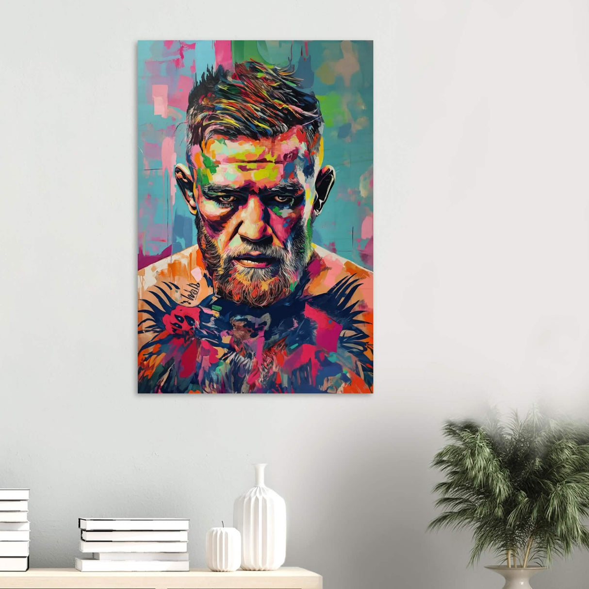 Da Vinci Pop Art Wall Art - Wood Prints - 60x90 cm / 24x36″ - 20 mm