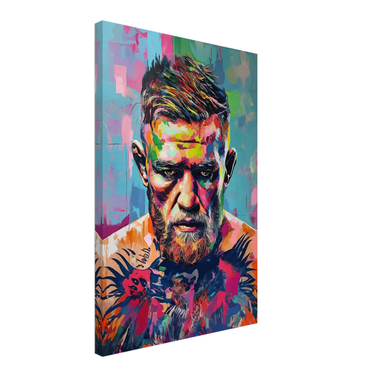 Da Vinci Pop Art Wall Art - Canvas - 40x60 cm / 16x24″ - Slim