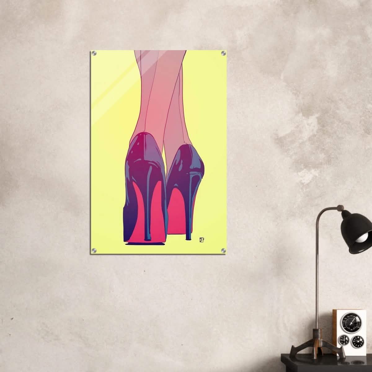 Da Vinci Pop Art Wall Art - Acrylic Print - 60x90 cm / 24x36″ -