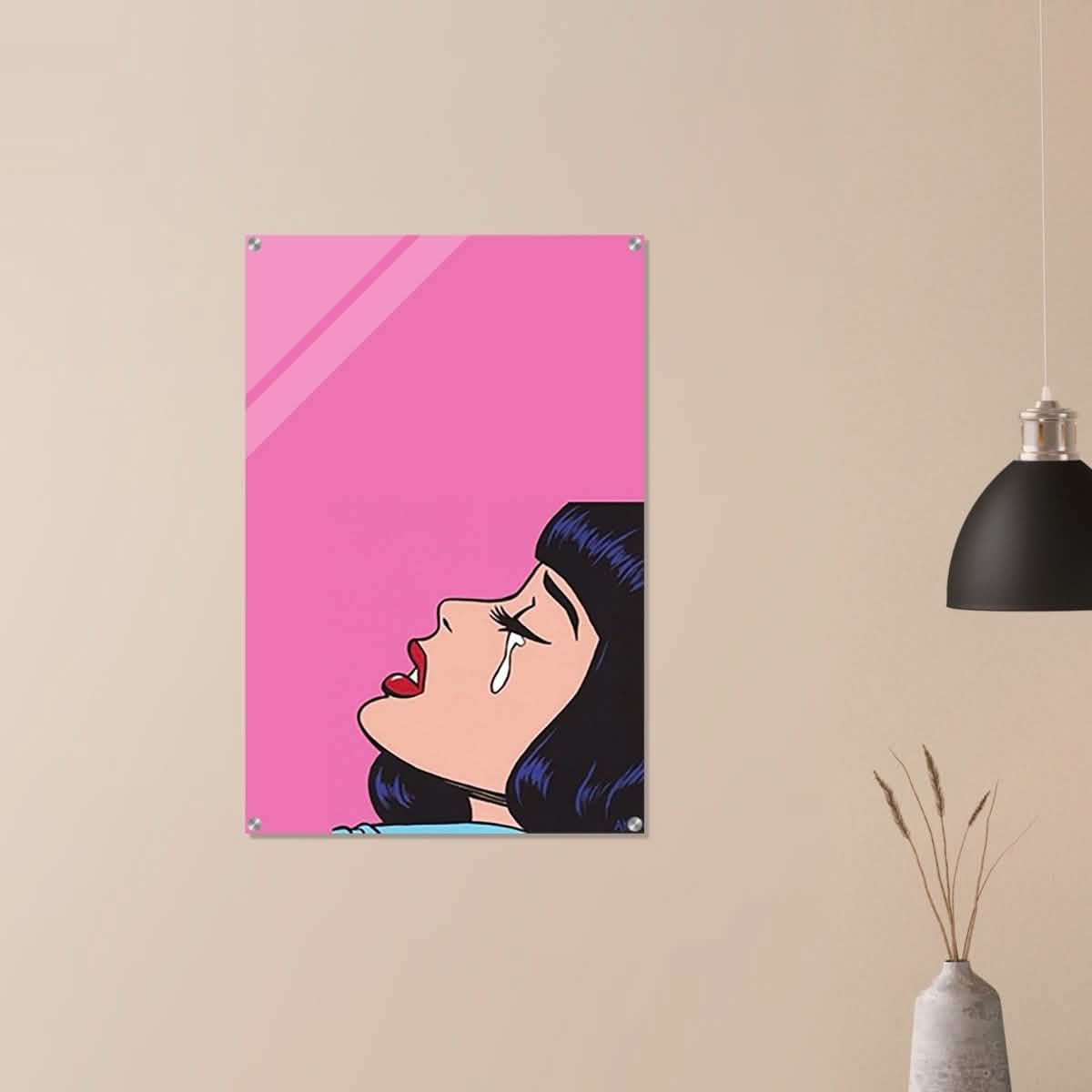 Da Vinci Pop Art Wall Art - Acrylic Print - 60x90 cm / 24x36″ -