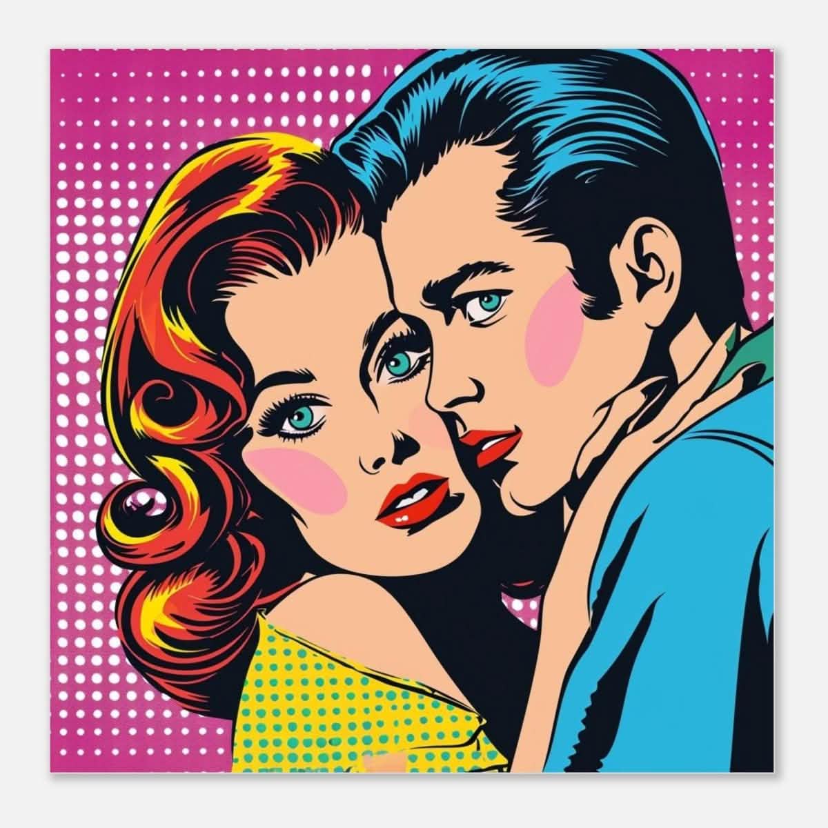 Da Vinci Pop Art Wall Art - Aluminum Print - 50x50 cm / 20x20″ -