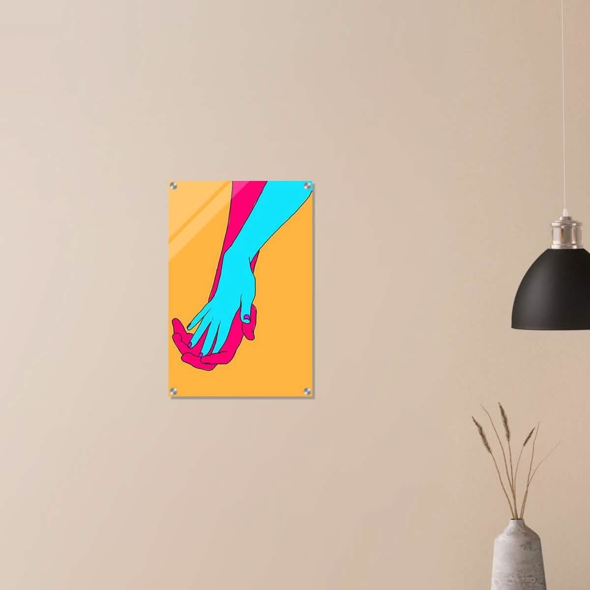 Da Vinci Pop Art Wall Art - Acrylic Print - 40x60 cm / 16x24″ -