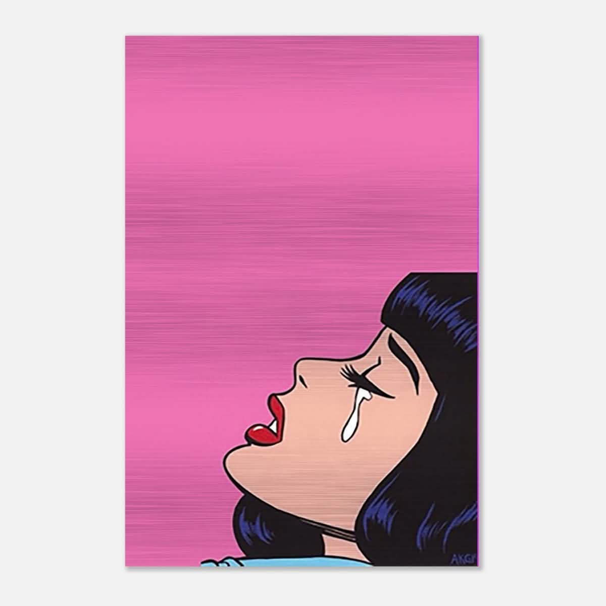 Da Vinci Pop Art Wall Art - Brushed Aluminum Print - 30x45 cm / 12x18″ -