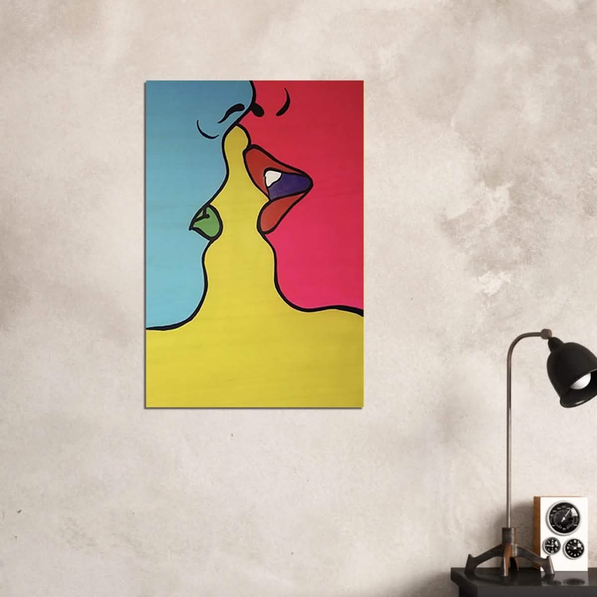 Da Vinci Pop Art Wall Art - Wood Prints - 60x90 cm / 24x36″ - 10 mm