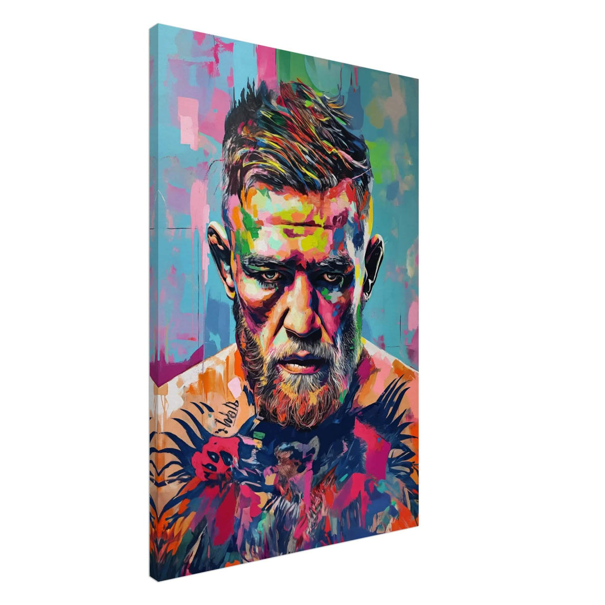 Da Vinci Pop Art Wall Art - Canvas - 60x90 cm / 24x36″ - Slim