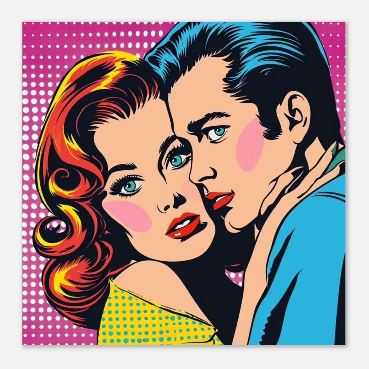 Da Vinci Pop Art Wall Art - Aluminum Print - 30x30 cm / 12x12″ -