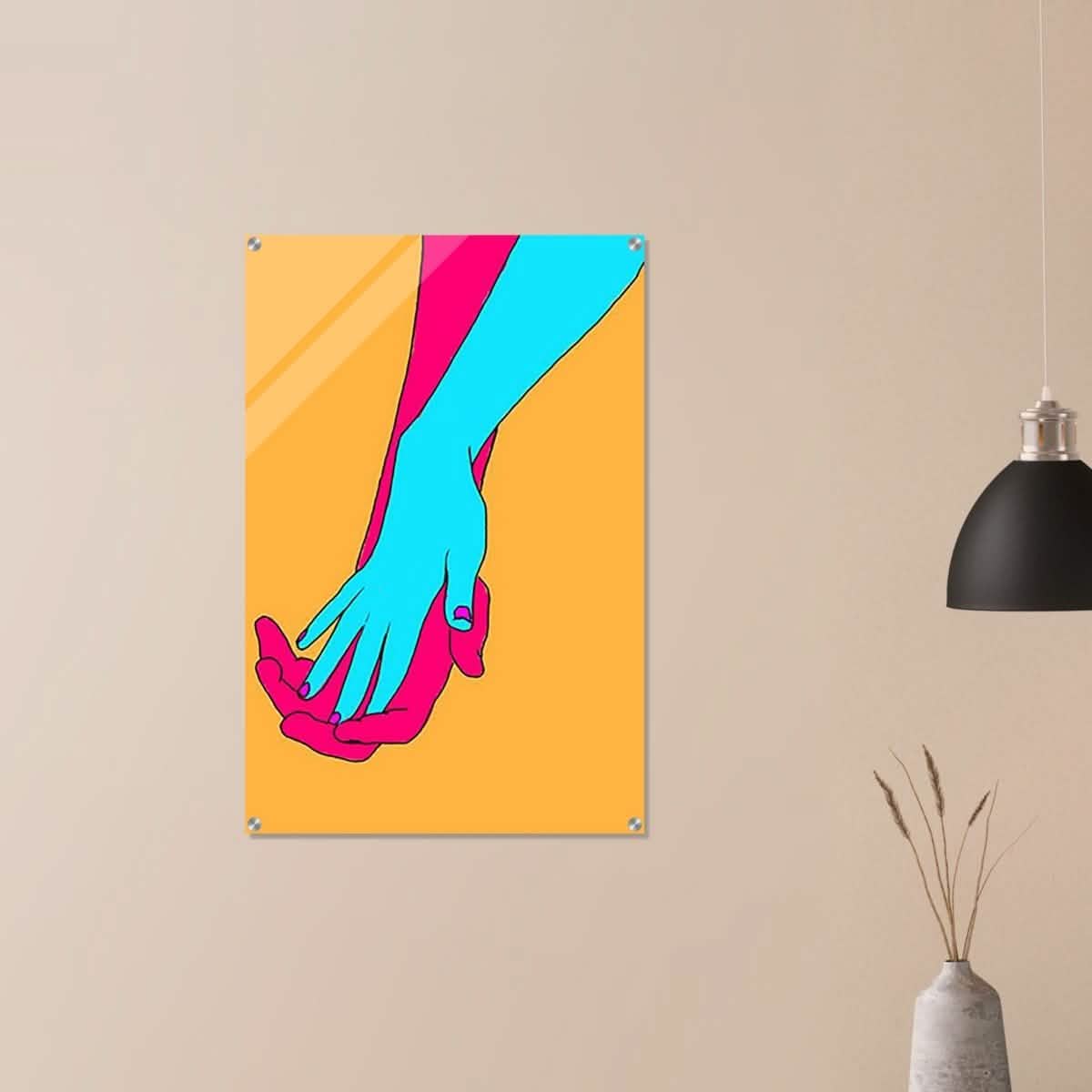 Da Vinci Pop Art Wall Art - Acrylic Print - 60x90 cm / 24x36″ -