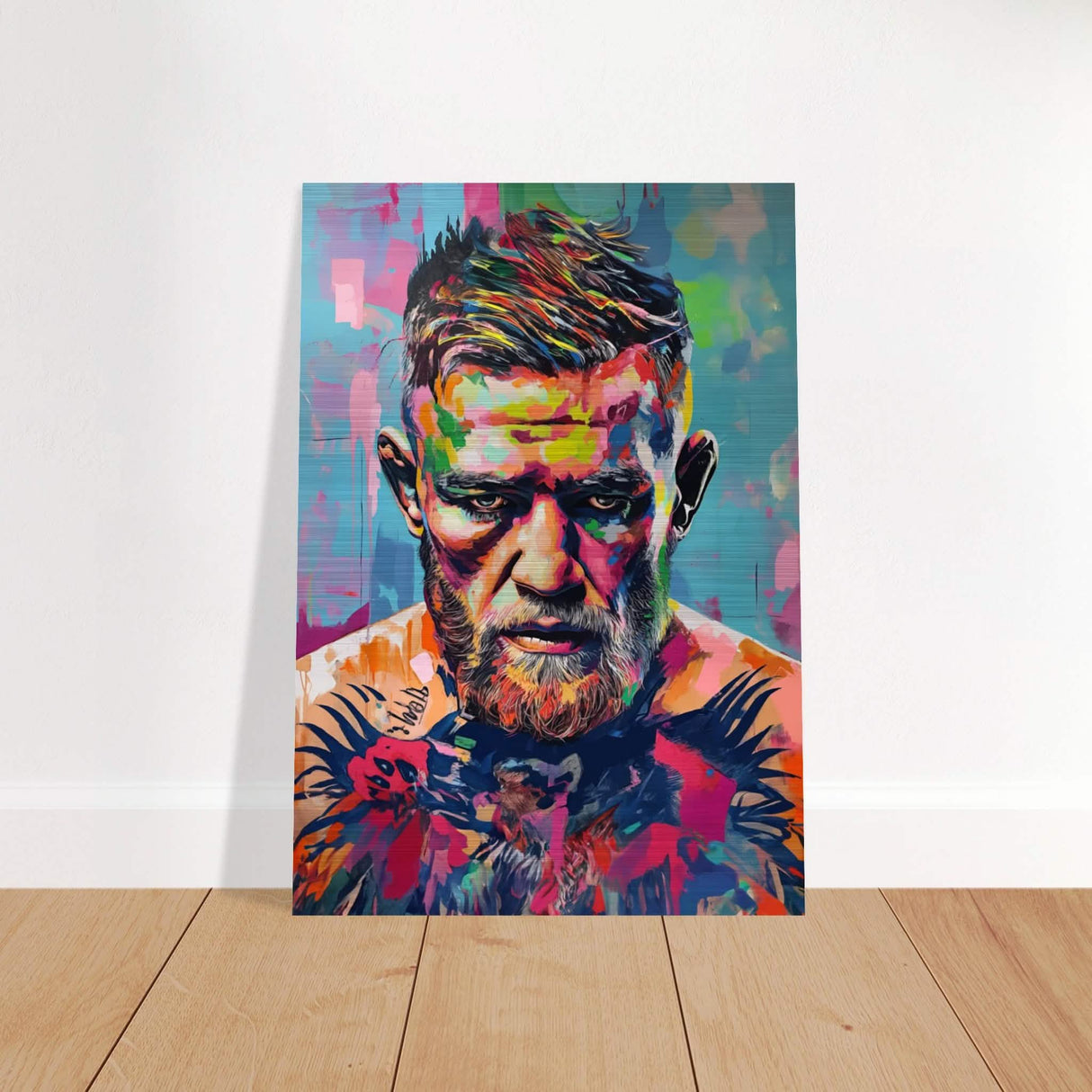 Da Vinci Pop Art Wall Art - Brushed Aluminum Print - 70x100 cm / 28x40″ -