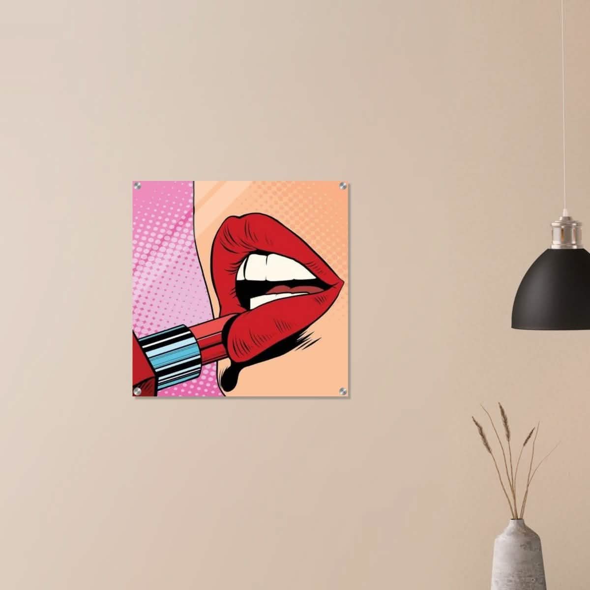 Da Vinci Pop Art Wall Art - Acrylic Print - 60x60 cm / 24x24″ -