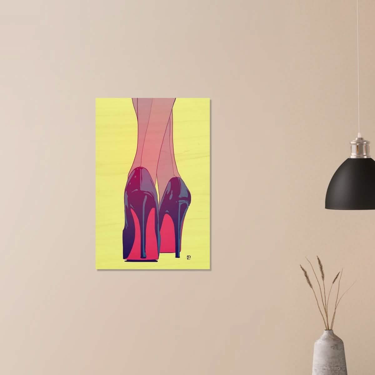 Da Vinci Pop Art Wall Art - Wood Prints - 50x75 cm / 20x30″ - 20 mm