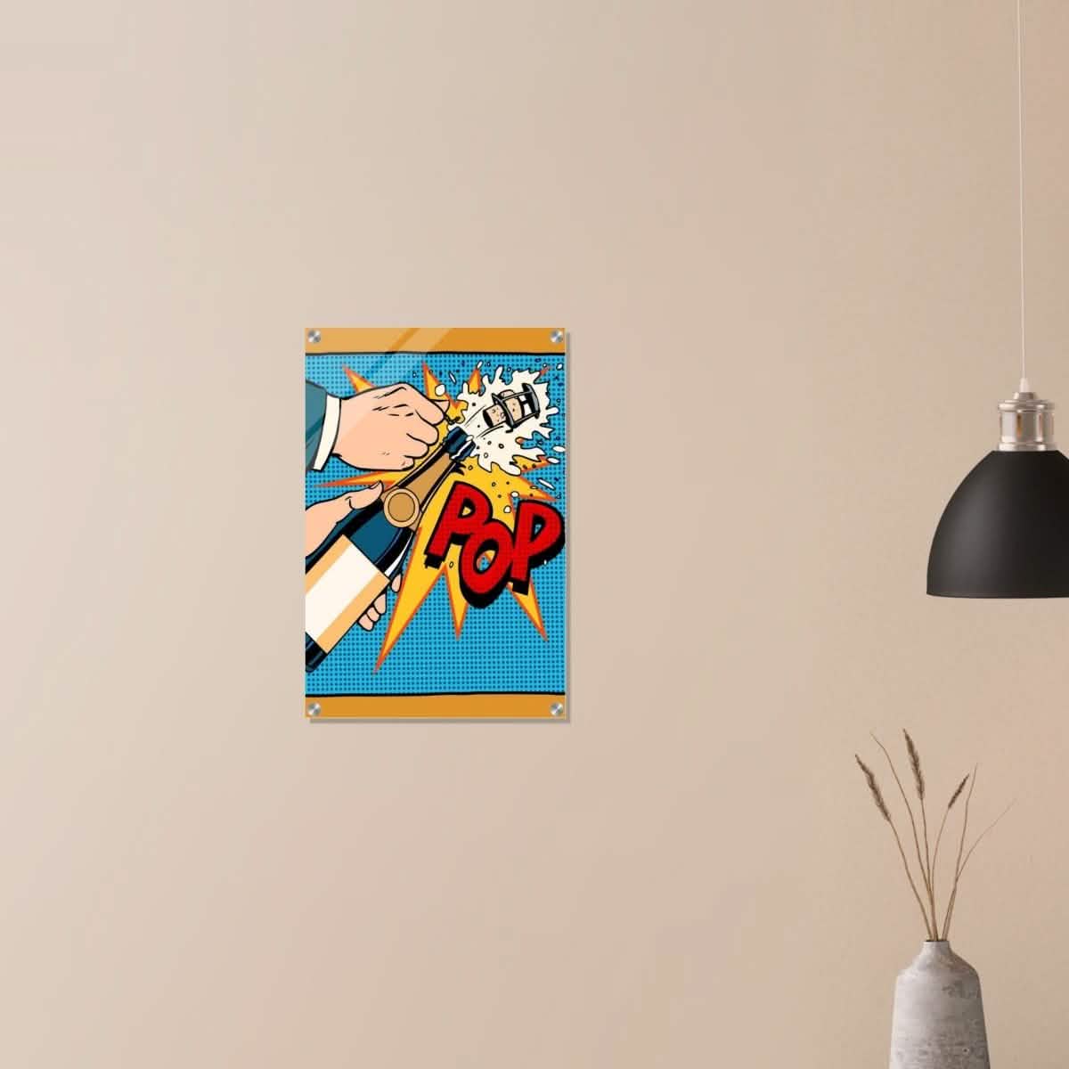 Da Vinci Pop Art Wall Art - Acrylic Print - 40x60 cm / 16x24″ -