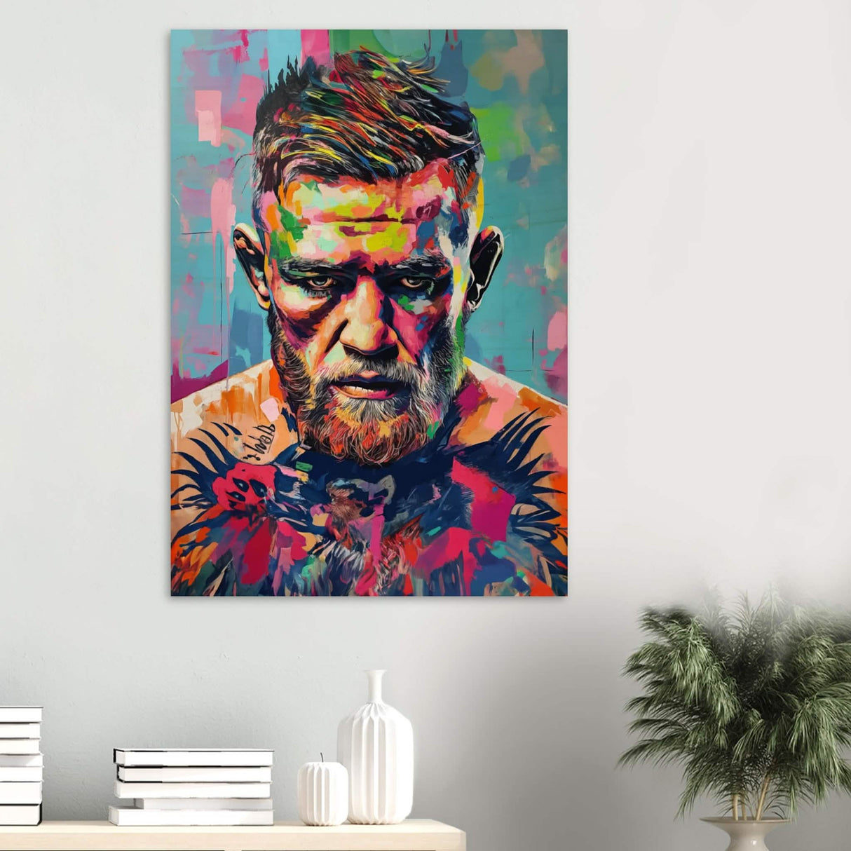 Da Vinci Pop Art Wall Art - Wood Prints - 70x100 cm / 28x40″ - 20 mm