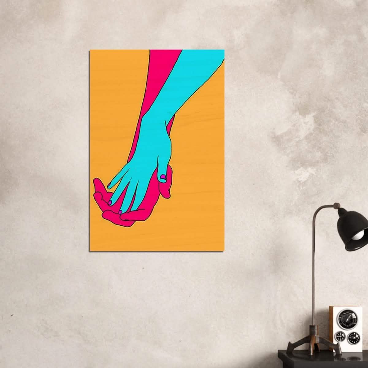 Da Vinci Pop Art Wall Art - Wood Prints - 60x90 cm / 24x36″ - 20 mm