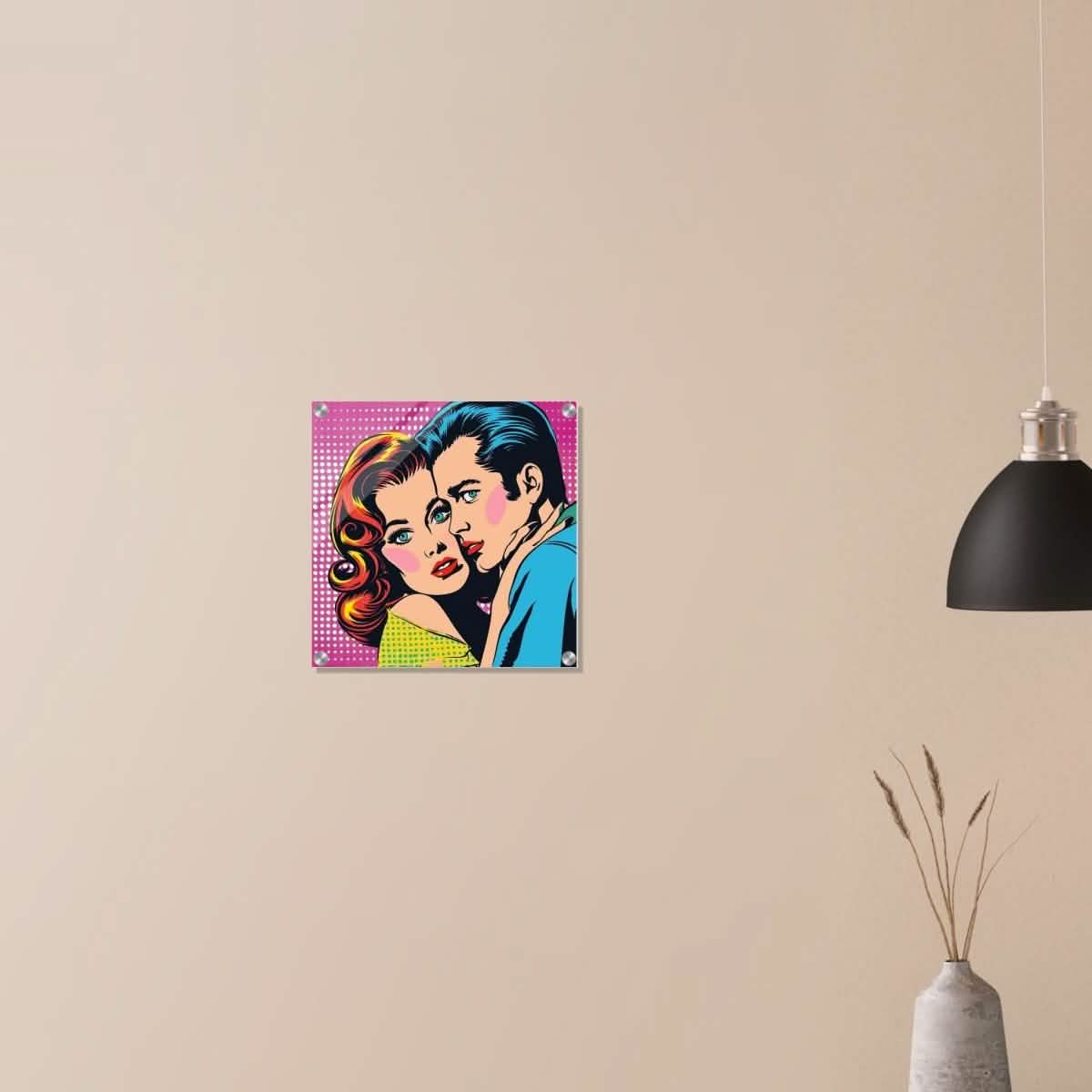 Da Vinci Pop Art Wall Art - Acrylic Print - 40x40 cm / 16x16″ -