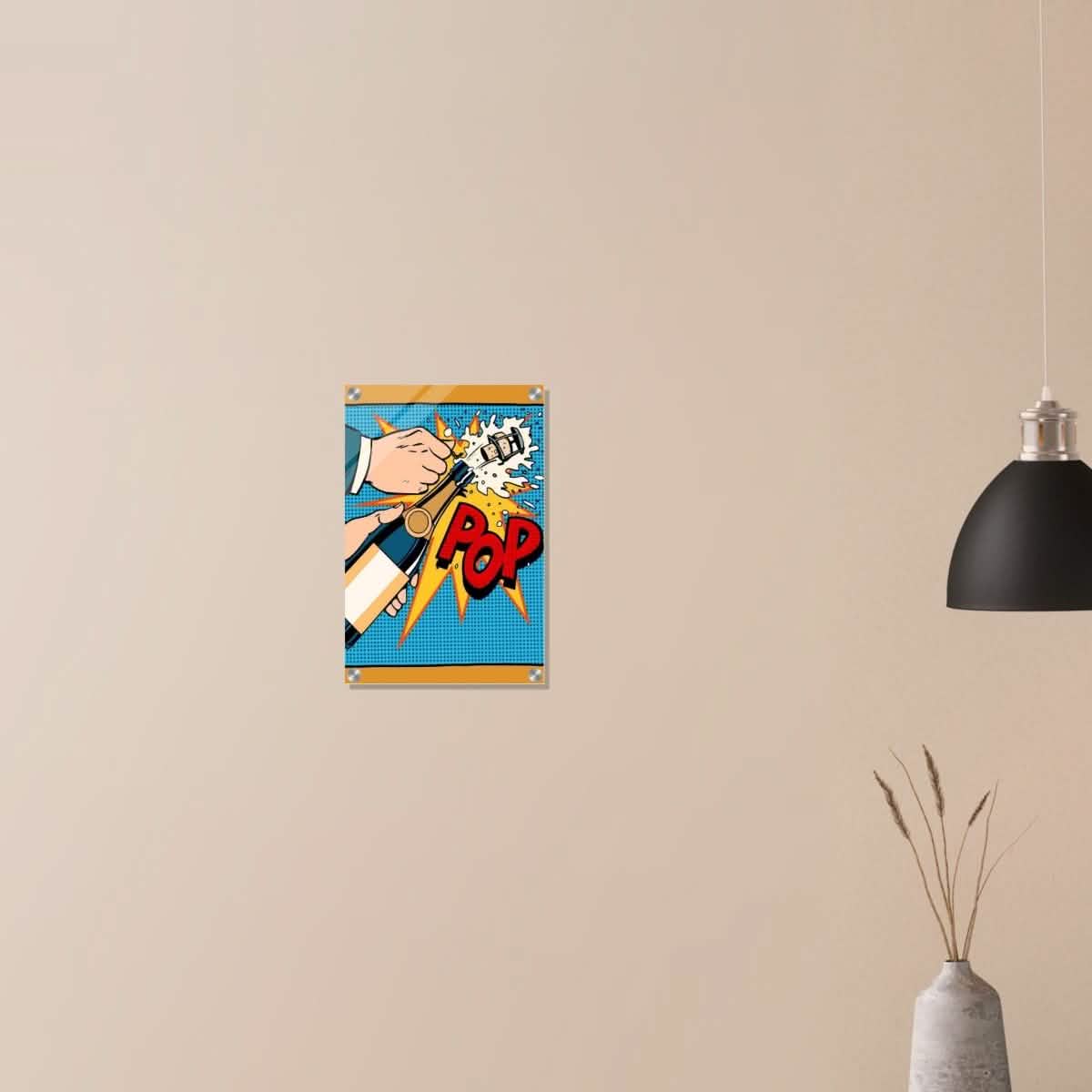 Da Vinci Pop Art Wall Art - Acrylic Print - 30x45 cm / 12x18″ -